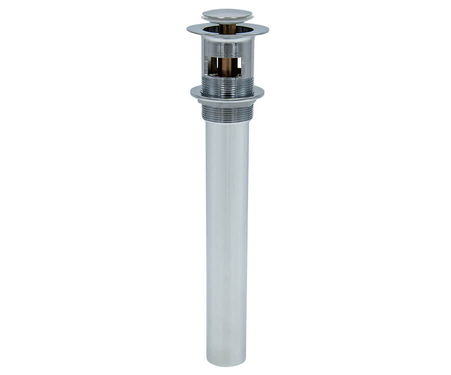 EZ-CLICK™ Soft Touch Round Lavatory Drain - with Overflow